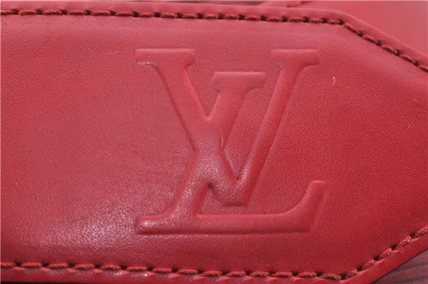 Auth Louis Vuitton Epi Sac De Paule PM Shoulder Cross Bag Red M80207 LV 2428F