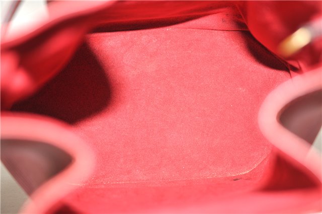 Auth Louis Vuitton Epi Sac De Paule PM Shoulder Cross Bag Red M80207 LV 2428F