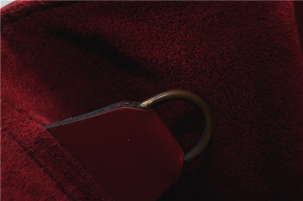 Auth Louis Vuitton Epi Sac De Paule PM Shoulder Cross Bag Red M80207 LV 2428F