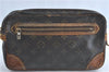 Auth Louis Vuitton Monogram Marly Dragonne GM Clutch Hand Bag M51825 LV 2429B