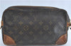 Auth Louis Vuitton Monogram Marly Dragonne GM Clutch Hand Bag M51825 LV 2429B