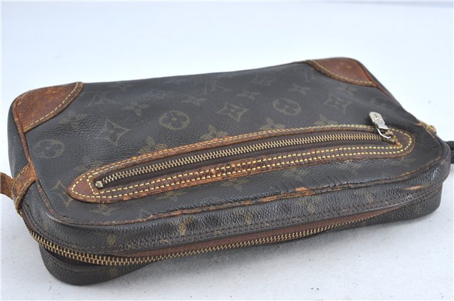 Auth Louis Vuitton Monogram Marly Dragonne GM Clutch Hand Bag M51825 LV 2429B