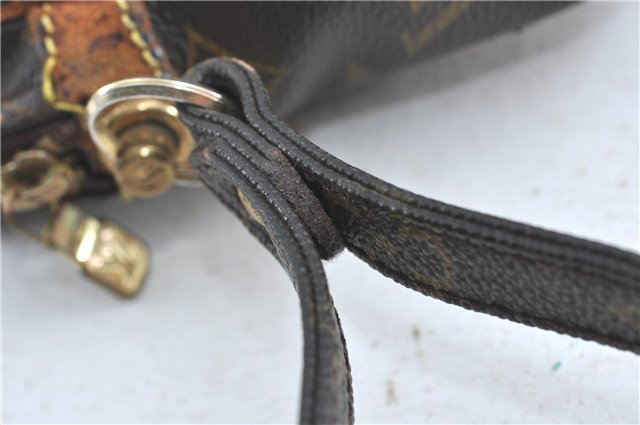 Auth Louis Vuitton Monogram Marly Dragonne GM Clutch Hand Bag M51825 LV 2429B