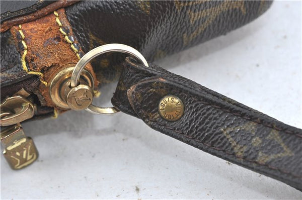 Auth Louis Vuitton Monogram Marly Dragonne GM Clutch Hand Bag M51825 LV 2429B