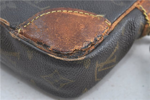 Auth Louis Vuitton Monogram Marly Dragonne GM Clutch Hand Bag M51825 LV 2429B