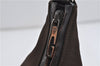 Authentic GUCCI Shoulder Hand Bag Nylon Leather 0000602 Brown 2430D