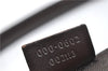 Authentic GUCCI Shoulder Hand Bag Nylon Leather 0000602 Brown 2430D
