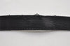 Authentic GUCCI Web Sherry Line Micro GG Shoulder Bag PVC Leather Black 2433I