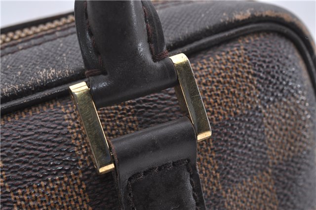 Authentic Louis Vuitton Damier Brera Hand Bag N51150 LV 2435D