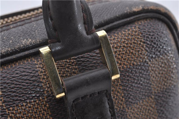 Authentic Louis Vuitton Damier Brera Hand Bag N51150 LV 2435D