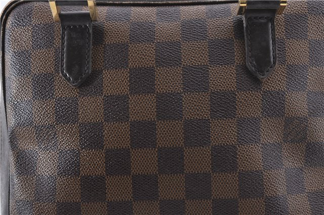 Authentic Louis Vuitton Damier Brera Hand Bag N51150 LV 2435D