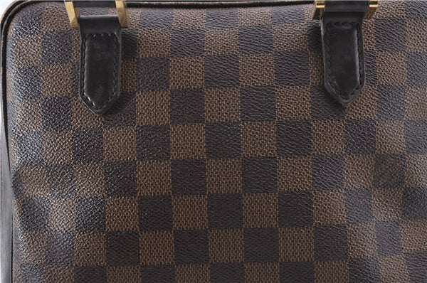 Authentic Louis Vuitton Damier Brera Hand Bag N51150 LV 2435D