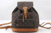 Authentic Louis Vuitton Monogram Montsouris MM Backpack M51136 LV 2435F