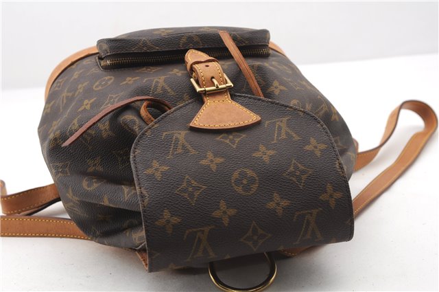 Authentic Louis Vuitton Monogram Montsouris MM Backpack M51136 LV 2435F