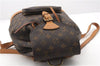 Authentic Louis Vuitton Monogram Montsouris MM Backpack M51136 LV 2435F
