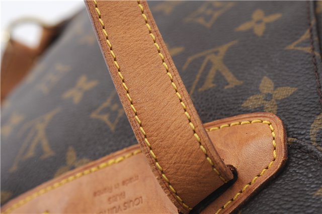 Authentic Louis Vuitton Monogram Montsouris MM Backpack M51136 LV 2435F