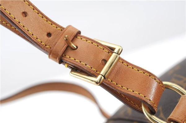 Authentic Louis Vuitton Monogram Montsouris MM Backpack M51136 LV 2435F