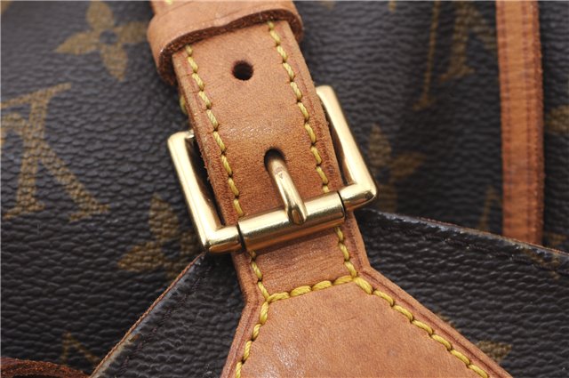Authentic Louis Vuitton Monogram Montsouris MM Backpack M51136 LV 2435F