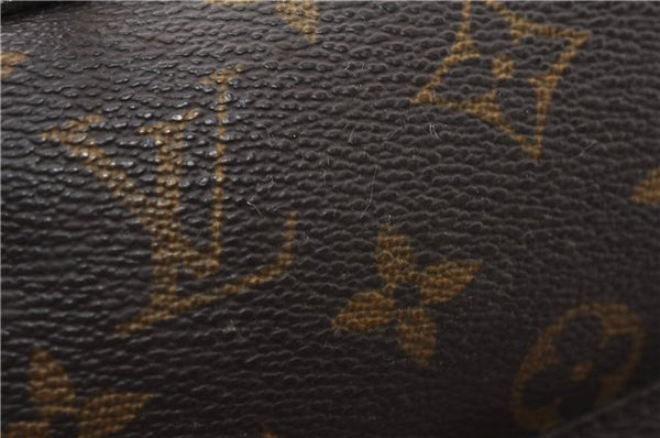 Authentic Louis Vuitton Monogram Montsouris MM Backpack M51136 LV 2435F