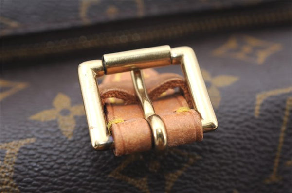 Authentic Louis Vuitton Monogram Montsouris MM Backpack M51136 LV 2435F