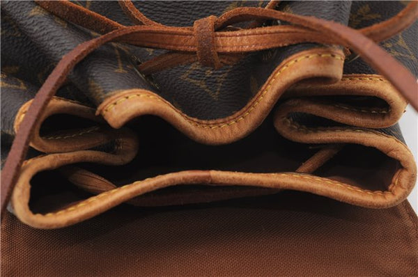 Authentic Louis Vuitton Monogram Montsouris MM Backpack M51136 LV 2435F