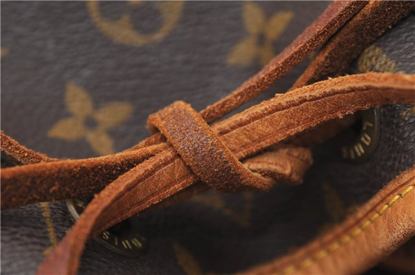 Authentic Louis Vuitton Monogram Montsouris MM Backpack M51136 LV 2435F