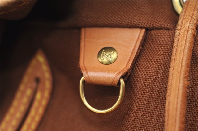 Authentic Louis Vuitton Monogram Montsouris MM Backpack M51136 LV 2435F