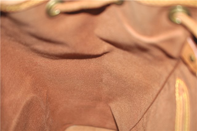 Authentic Louis Vuitton Monogram Montsouris MM Backpack M51136 LV 2435F