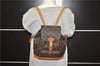 Authentic Louis Vuitton Monogram Montsouris MM Backpack M51136 LV 2435F