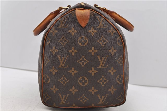 Authentic Louis Vuitton Monogram Speedy 30 Hand Bag M41526 LV 2436D