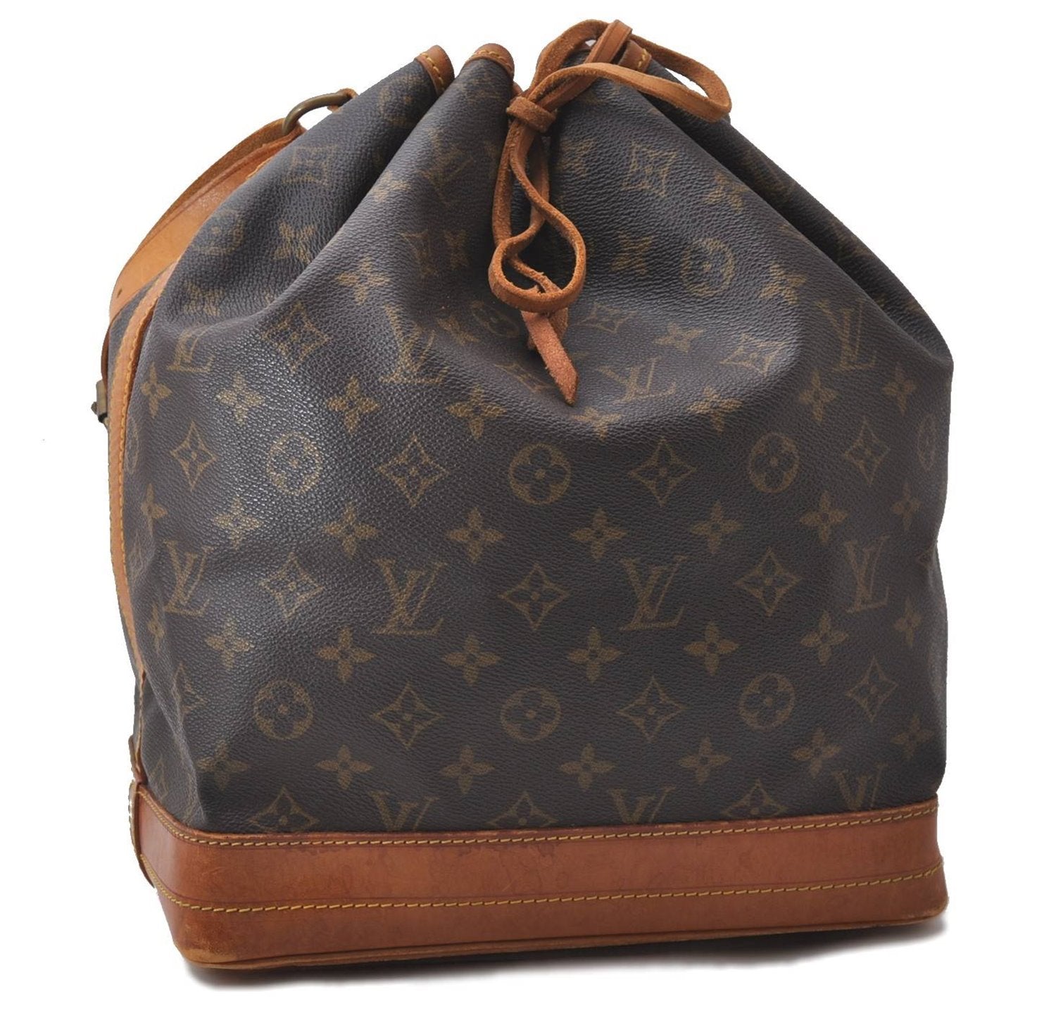 Authentic Louis Vuitton Monogram Noe Shoulder Bag M42224 LV 2437D