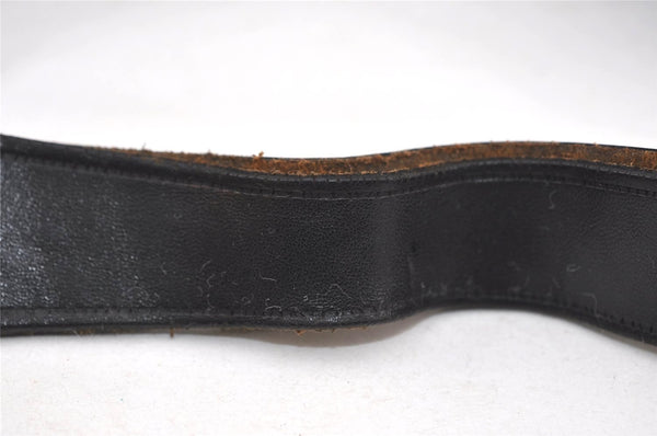 Authentic GUCCI Vintage Shoulder Hand Bag GG Canvas Leather 107752 Black 2437I