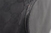 Authentic GUCCI Vintage Shoulder Hand Bag GG Canvas Leather 107752 Black 2437I