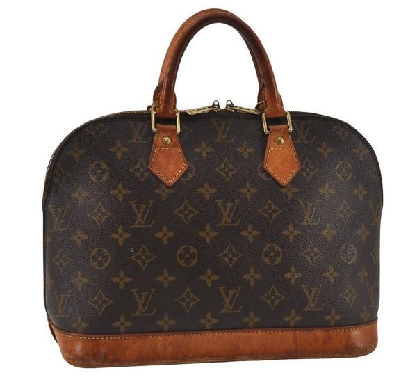 Authentic Louis Vuitton Monogram Alma Hand Bag Purse M51130 LV 2438I