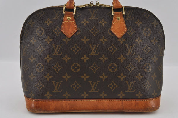 Authentic Louis Vuitton Monogram Alma Hand Bag Purse M51130 LV 2438I