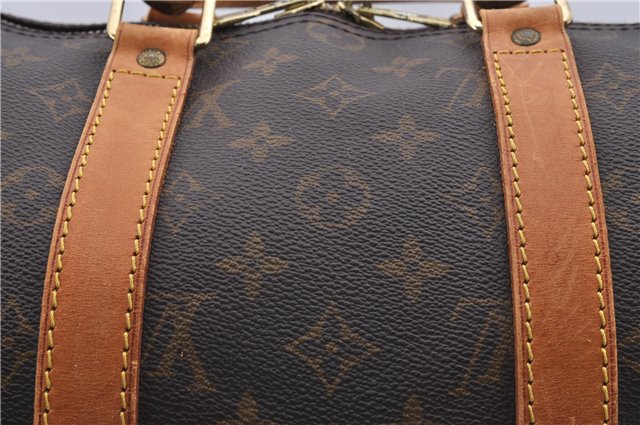 Authentic Louis Vuitton Monogram Keepall 45 Boston Bag M41428 LV 2439D