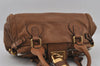 Authentic Chloe Vintage Paddington Leather Shoulder Hand Bag Brown 2439I