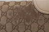 Authentic GUCCI Sherry Line Princy Ribbon Tote Bag GG Canvas 163805 Brown 2442D