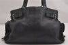 Authentic PRADA Vintage Leather Nappa Shoulder Hand Bag Black 2443I