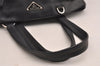 Authentic PRADA Vintage Leather Nappa Shoulder Hand Bag Black 2443I