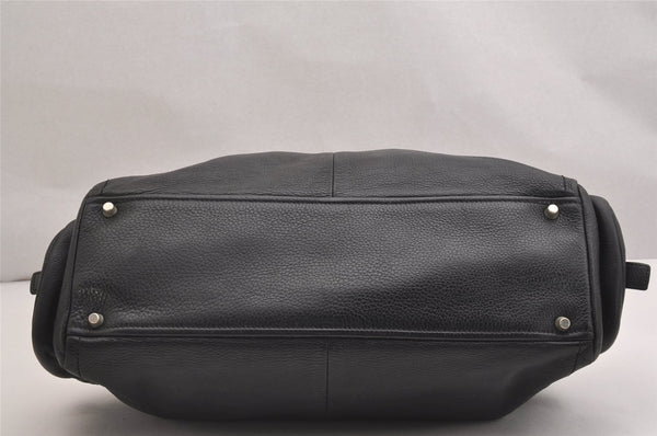 Authentic PRADA Vintage Leather Nappa Shoulder Hand Bag Black 2443I
