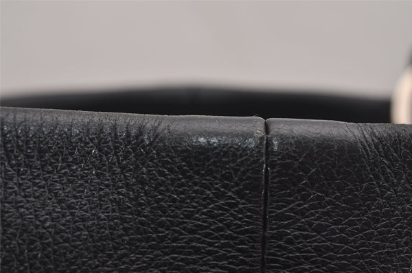 Authentic PRADA Vintage Leather Nappa Shoulder Hand Bag Black 2443I