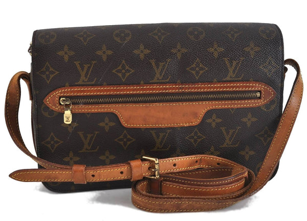 Auth LOUIS VUITTON Monogram Saint Germain Shoulder Cross Bag M51207 LV 2444C