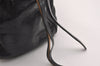 Authentic MIU MIU Vintage Leather Hand Tote Bag Black 2444I