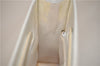 Authentic GUCCI Vintage Hand Bag Purse Leather White 2445D