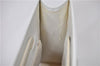 Authentic GUCCI Vintage Hand Bag Purse Leather White 2445D