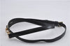 Authentic Louis Vuitton Leather Shoulder Strap Black 40.6-47.6" LV 2445F