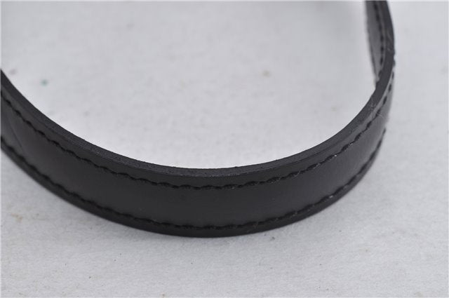 Authentic Louis Vuitton Leather Shoulder Strap Black 40.6-47.6