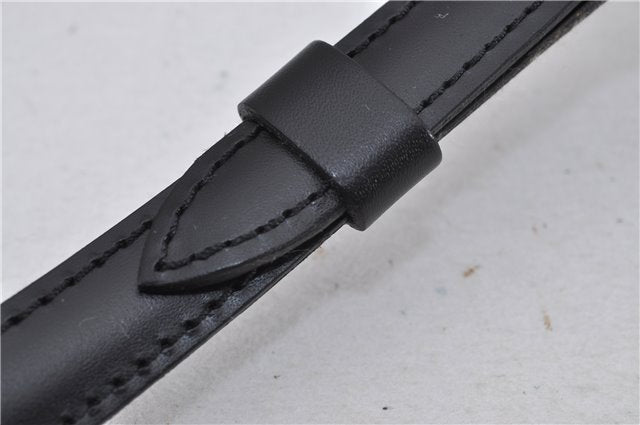 Authentic Louis Vuitton Leather Shoulder Strap Black 40.6-47.6