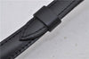 Authentic Louis Vuitton Leather Shoulder Strap Black 40.6-47.6" LV 2445F